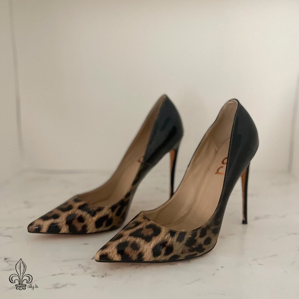 🐆F5J Leopard Print Heel🐆 - Picture 2 of 8